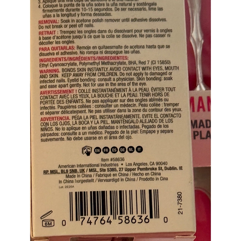 Ardell Nail Addict Eco Mani Nail Tips Poppy Pink Oval 30 Count 3 Pack 58636 - Picture 13 of 14